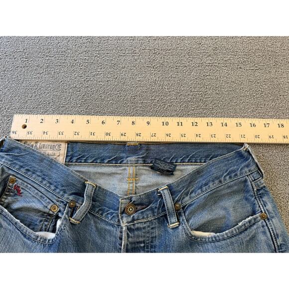 Polo Ralph Lauren Vintage Men's Jeans W33 L34 Straight Leg Blue Denim Authentic - Picture 6 of 16